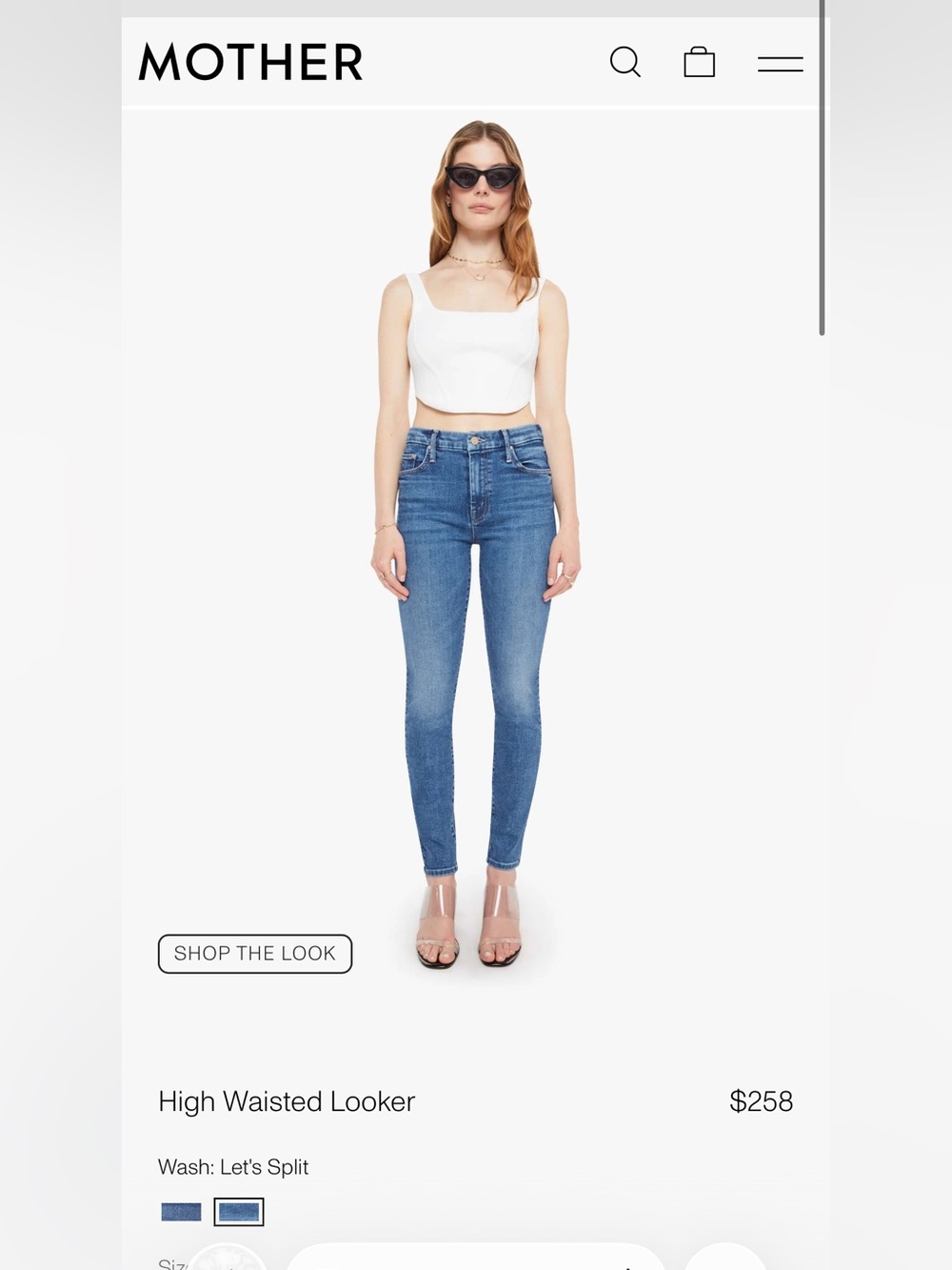 MOTHER denim The Looker jeans